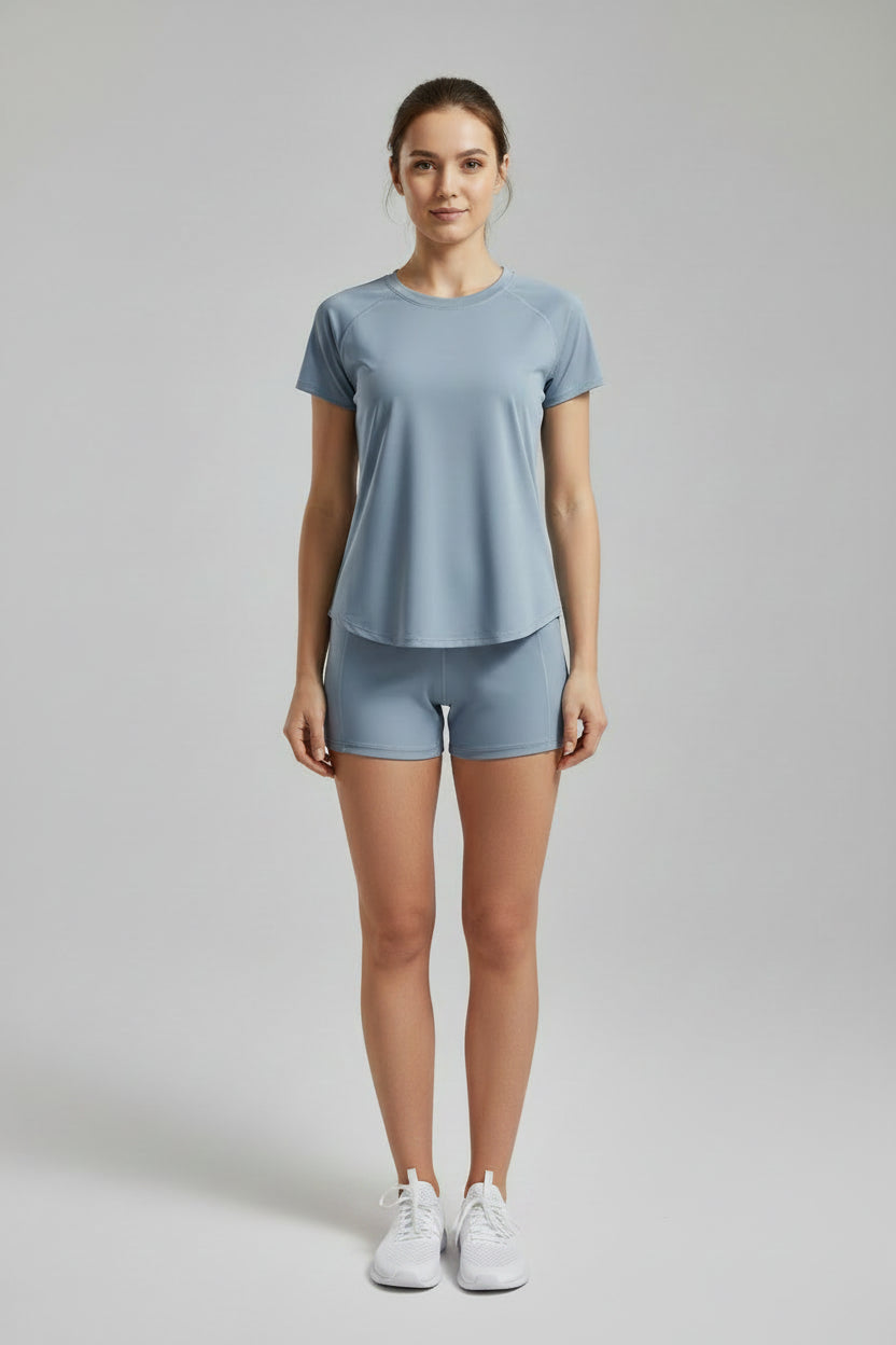 Yoga Tops Sportswear Woman Gym Shirts Breathable Quick Dry Short Sleeve Workout T Shirt Jogger Running T Shirt Yogawear New