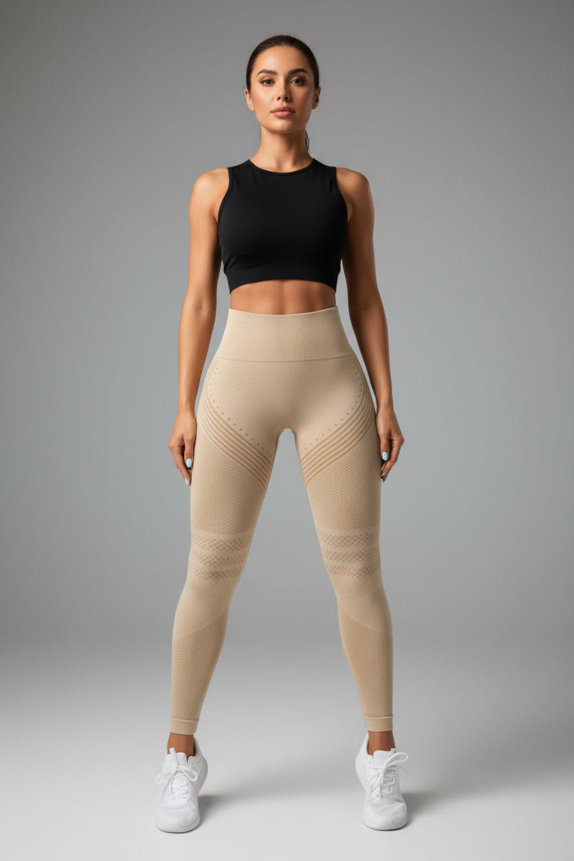 Women Compression Leggings Cellulite Slimming Leggings High Waist Seamless Yoga Fitness Redefine Your Silhouette Sport Pants