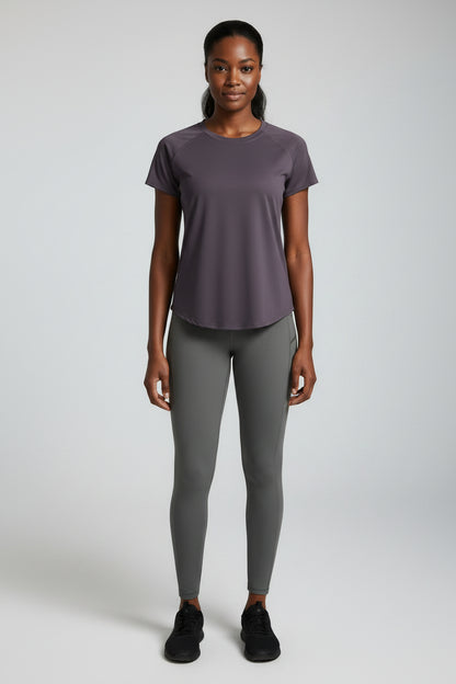 Yoga Tops Sportswear Woman Gym Shirts Breathable Quick Dry Short Sleeve Workout T Shirt Jogger Running T Shirt Yogawear New