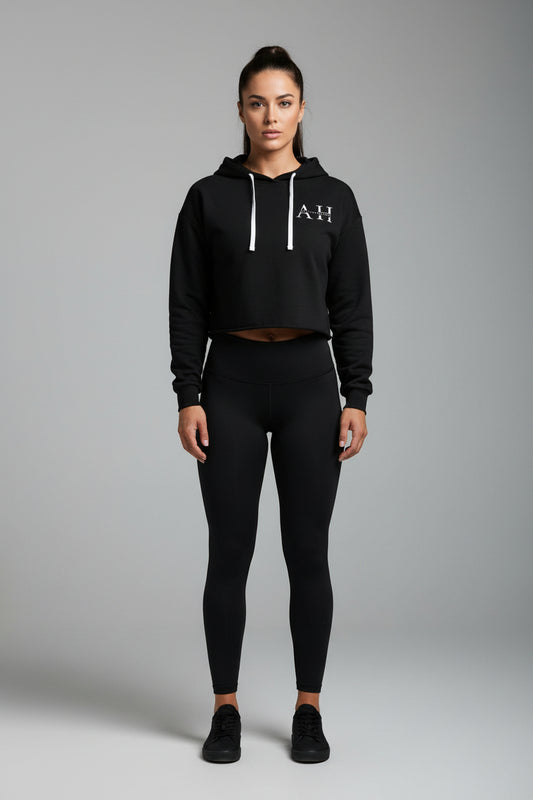 Damen-Crop-Hoodie