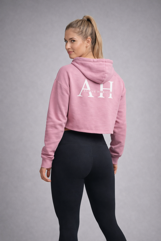 Damen-Crop-Hoodie von ACTIVEHORIZON