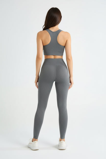 Solid Color Side Pockets Leggings for Women High Waist Sportswear Cycle Yoga Pants Push up Fitness Leggings