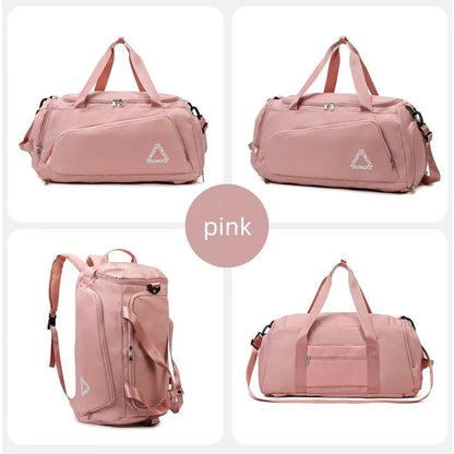 Travel Gym Bags Dry Wet Separation Shoulder Bag Yoga Fitness Backpack Men Women Waterproof with Shoe Compartment Sports Handbag