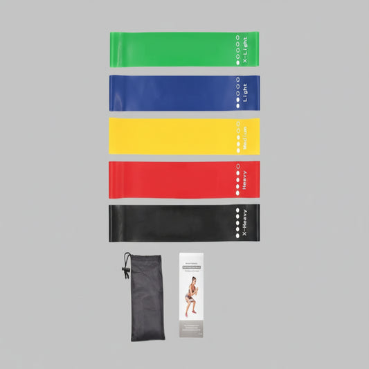 7Pcs Tpe Resistance Bands Fitness Set Rubber Loop Strength Training Workout Expander Yoga Gym Equipment Elastic Portable Pilates