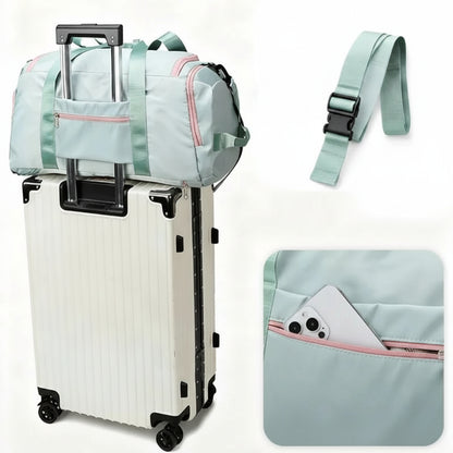 Travel Gym Bags Dry Wet Separation Shoulder Bag Yoga Fitness Backpack Men Women Waterproof with Shoe Compartment Sports Handbag